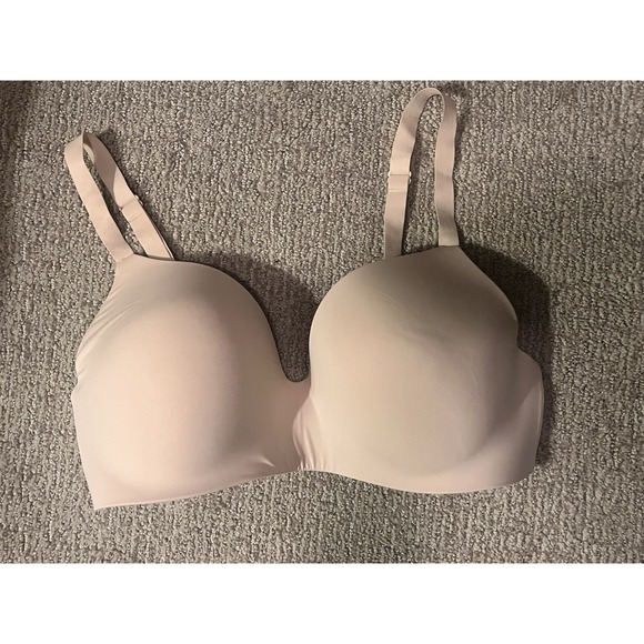 Victoria's Secret Other - Victoria's Secret Bra 36DD T-Shirt Lightly Lined Wireless Beige Nude Convertible